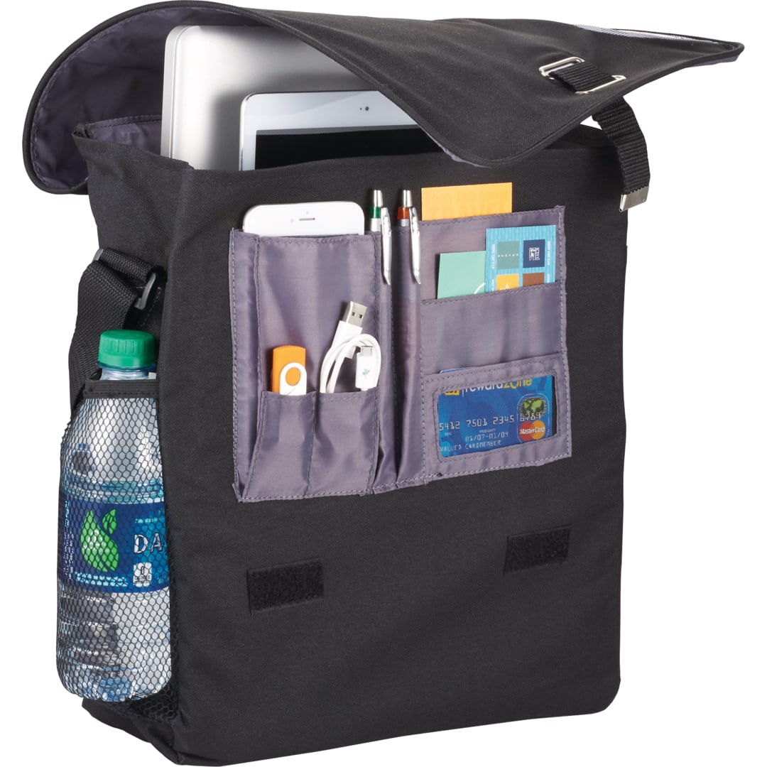 Gridlock Vertical 15" Computer Messenger Bag 24