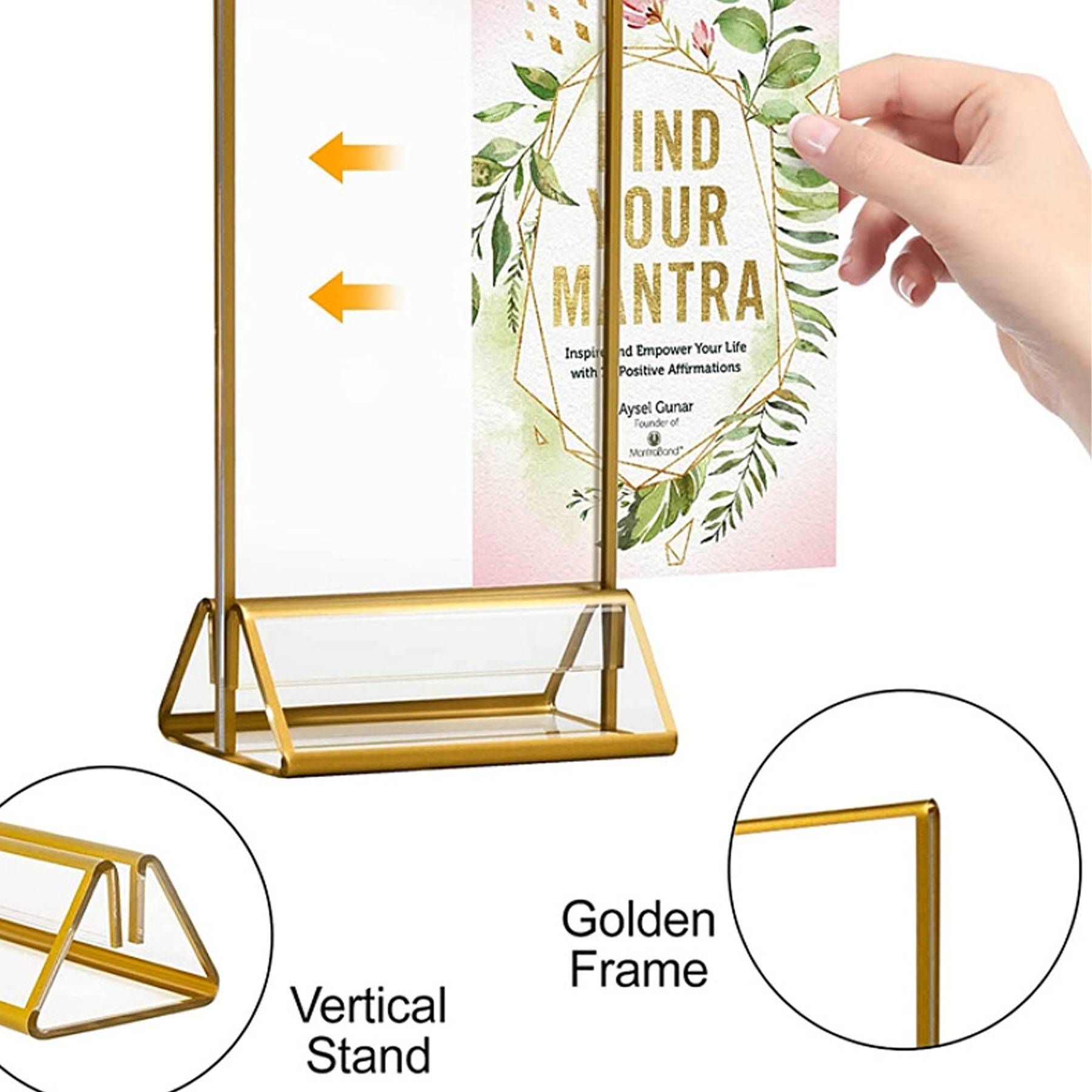 Acrylic Sign Holder 10
