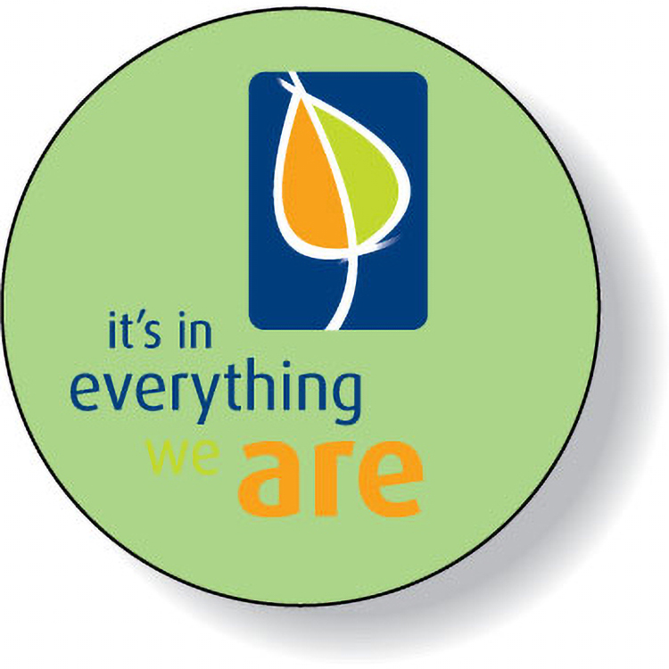 Fluorescent Green Flexo-Printed Stock Circle Roll Labels (1.75" Dia.)