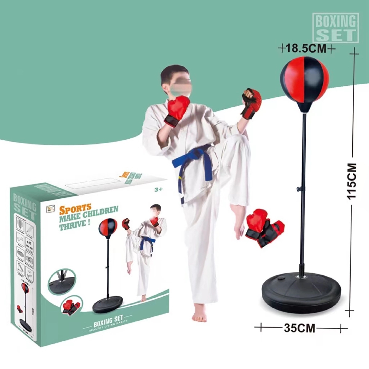 Boxing Bag Set Toy For Boys & Girls 2