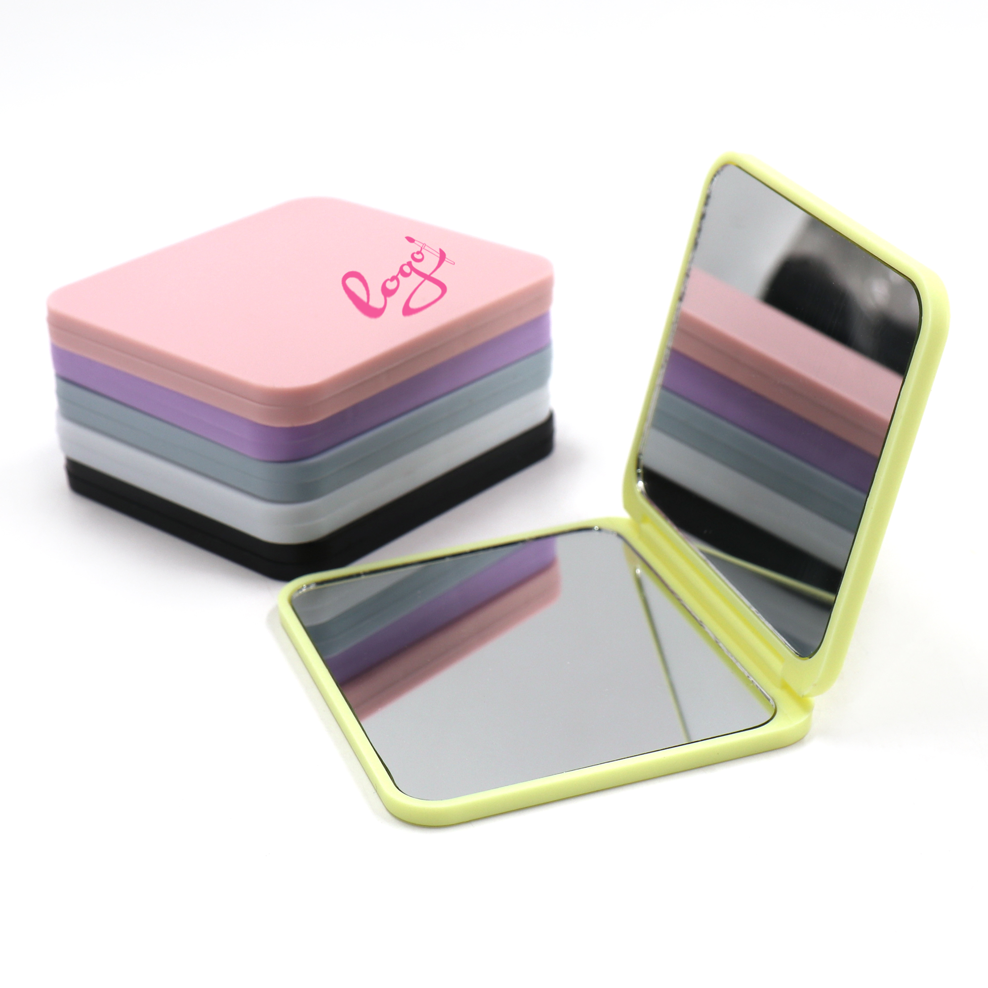 Portable Square Compact Mirror 3