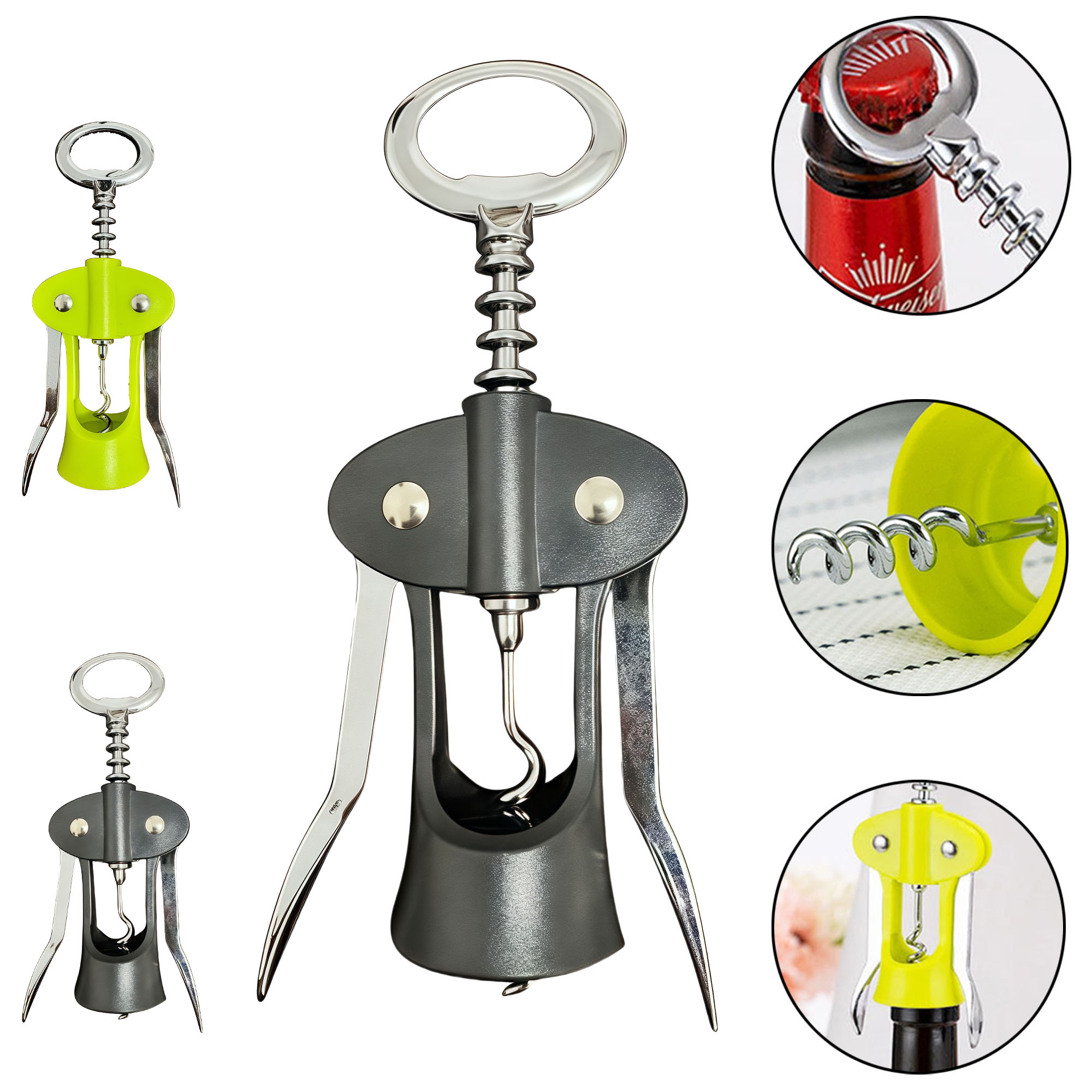 Plastic Wine Bottle Opener for Home Use 4