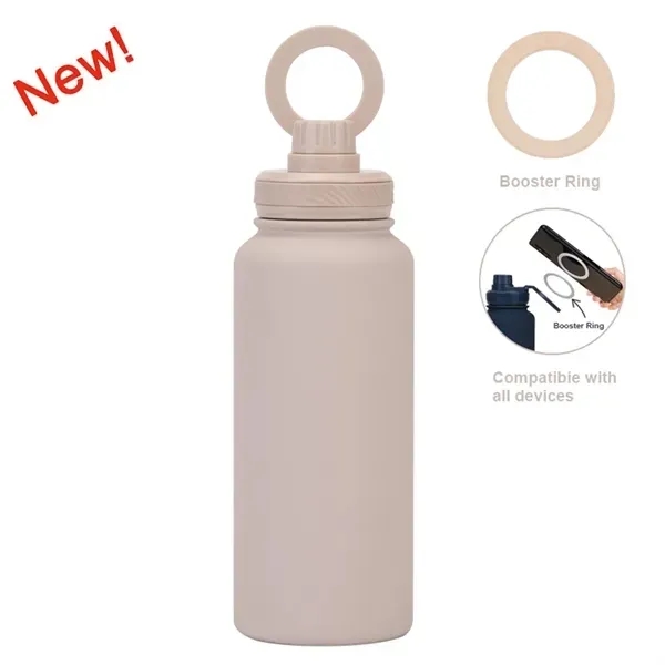 Stainless Steel Magnetic Phone Mount Water Bottle Holder 6
