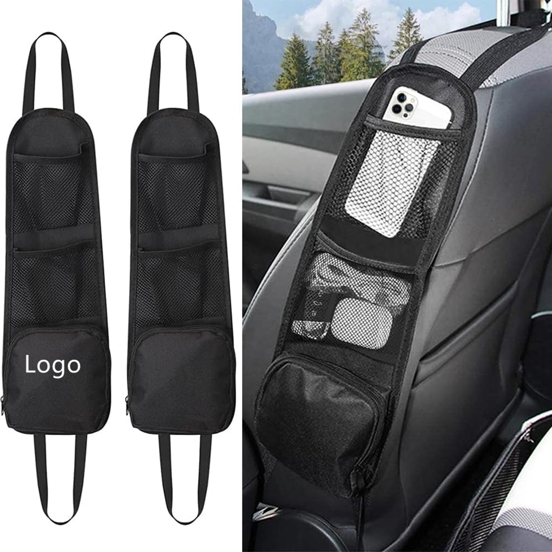Car Seat Side Organizer Hanging Bag 4