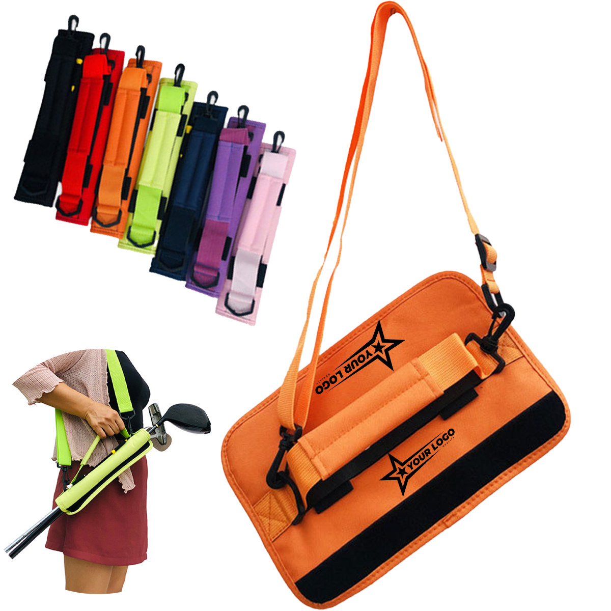Portable Grip Small Practice Handheld Golf Club Bag 9