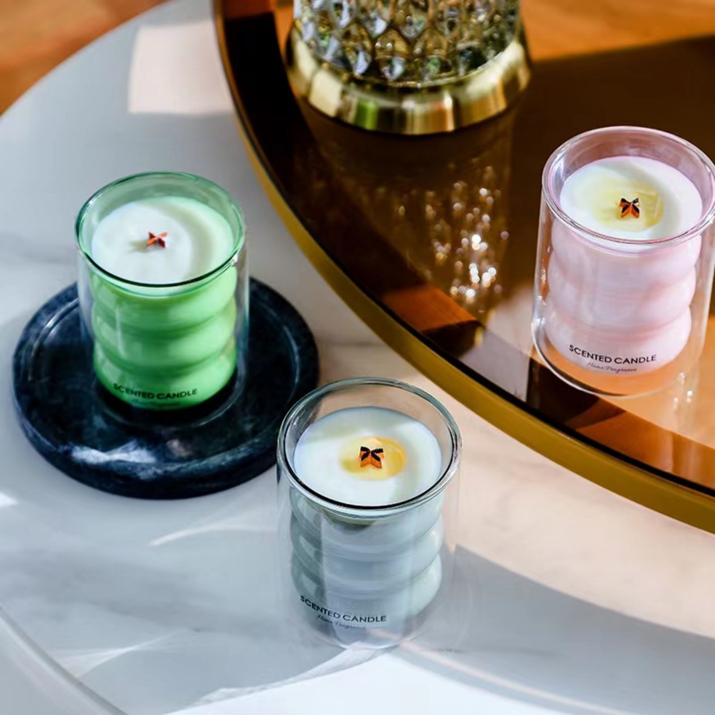 Transparent Container Soybean Wax Candle 6
