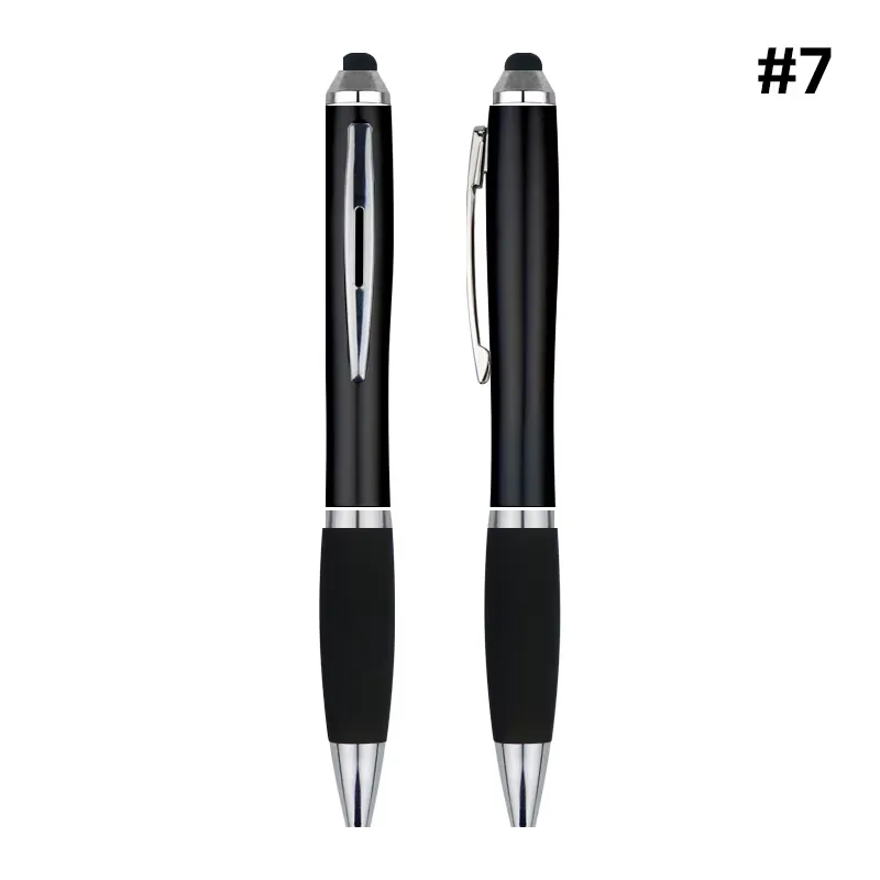 Illuminated Logo Gourd Shaped Touch Ballpoint Twist Pen 4