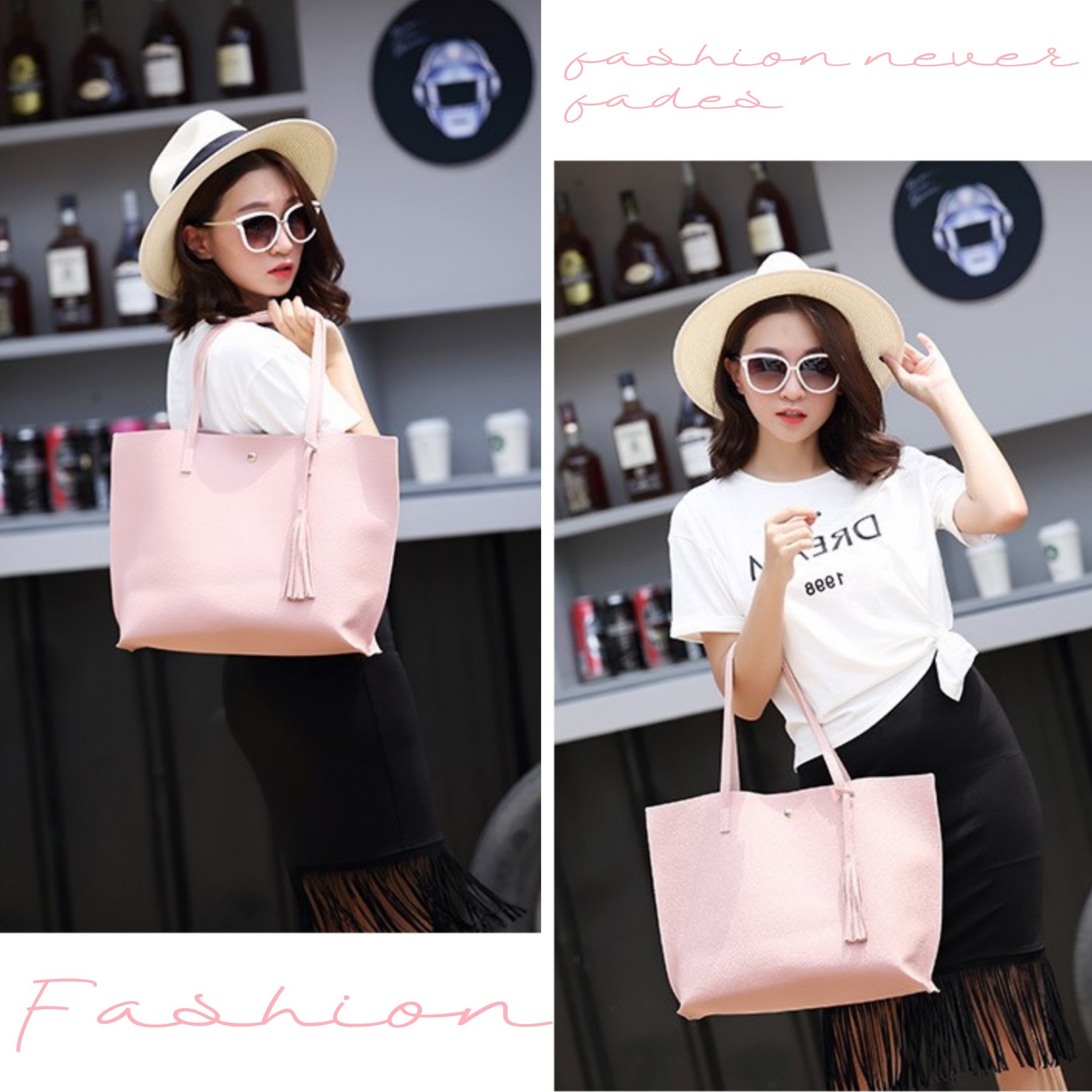 Fashion Tote Bag For Women, custom tote bag with logo imprint 11