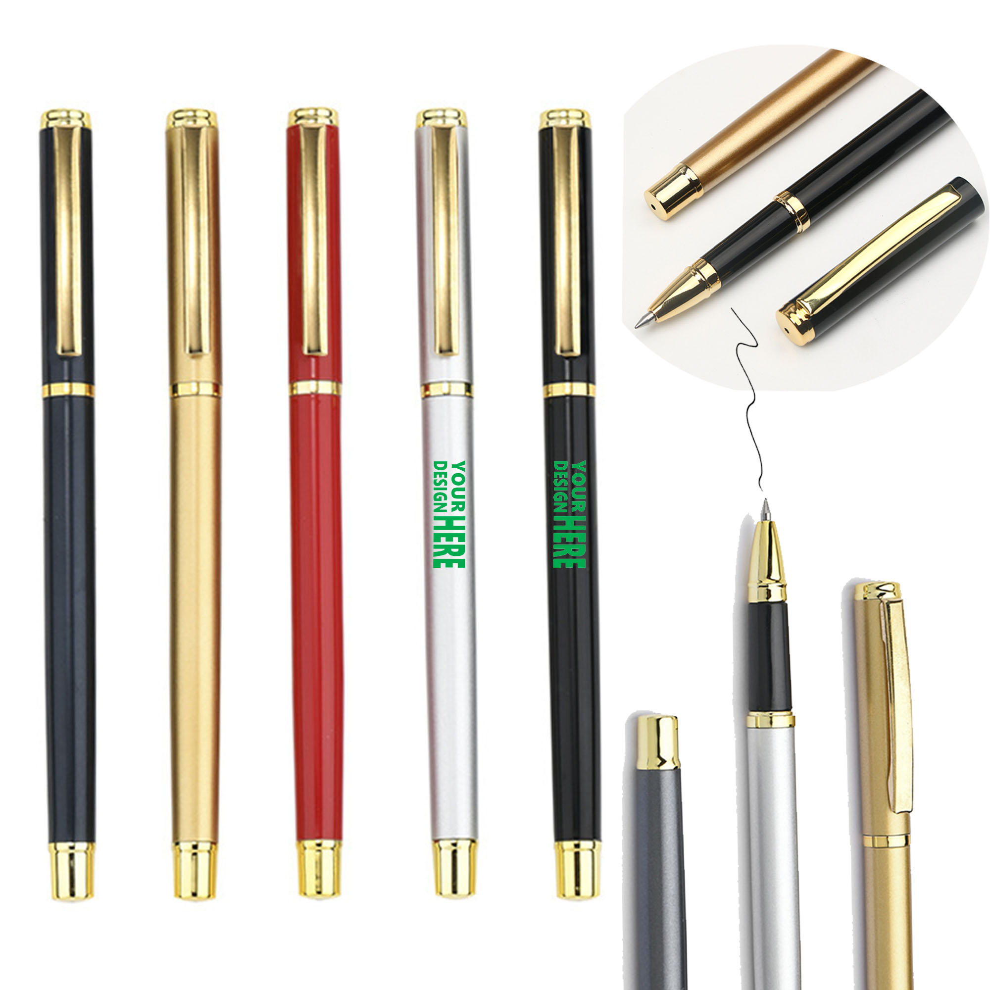 High-end Metal Signature Pen With Cap 1