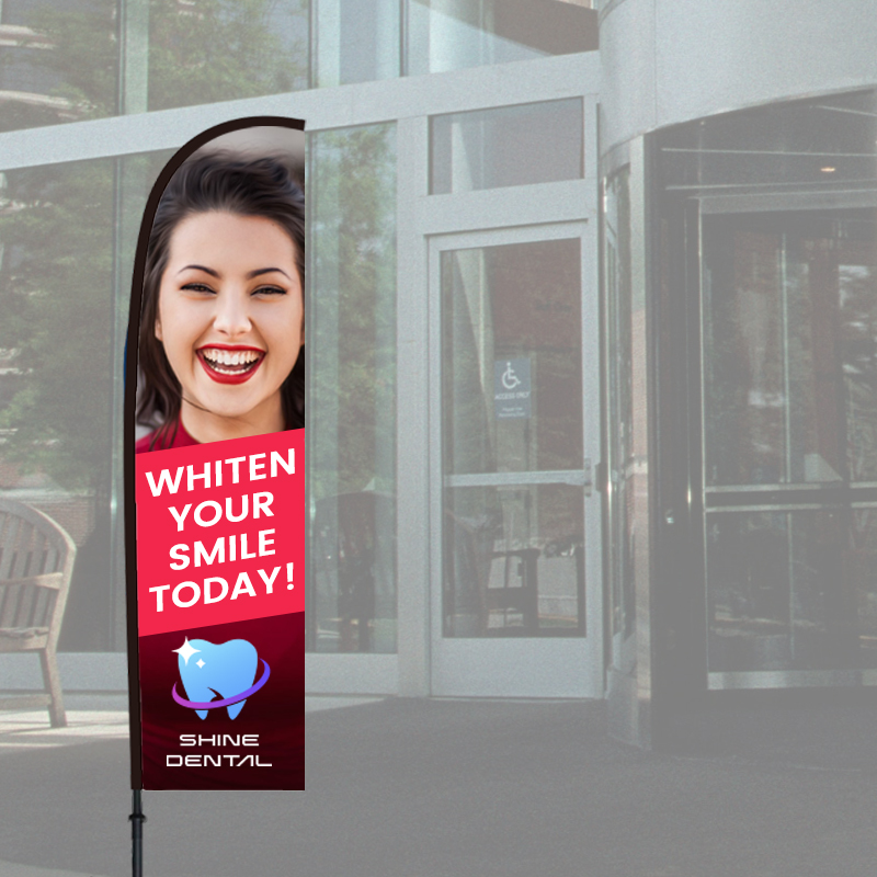 Blade Wind Flutter Flag -Medium