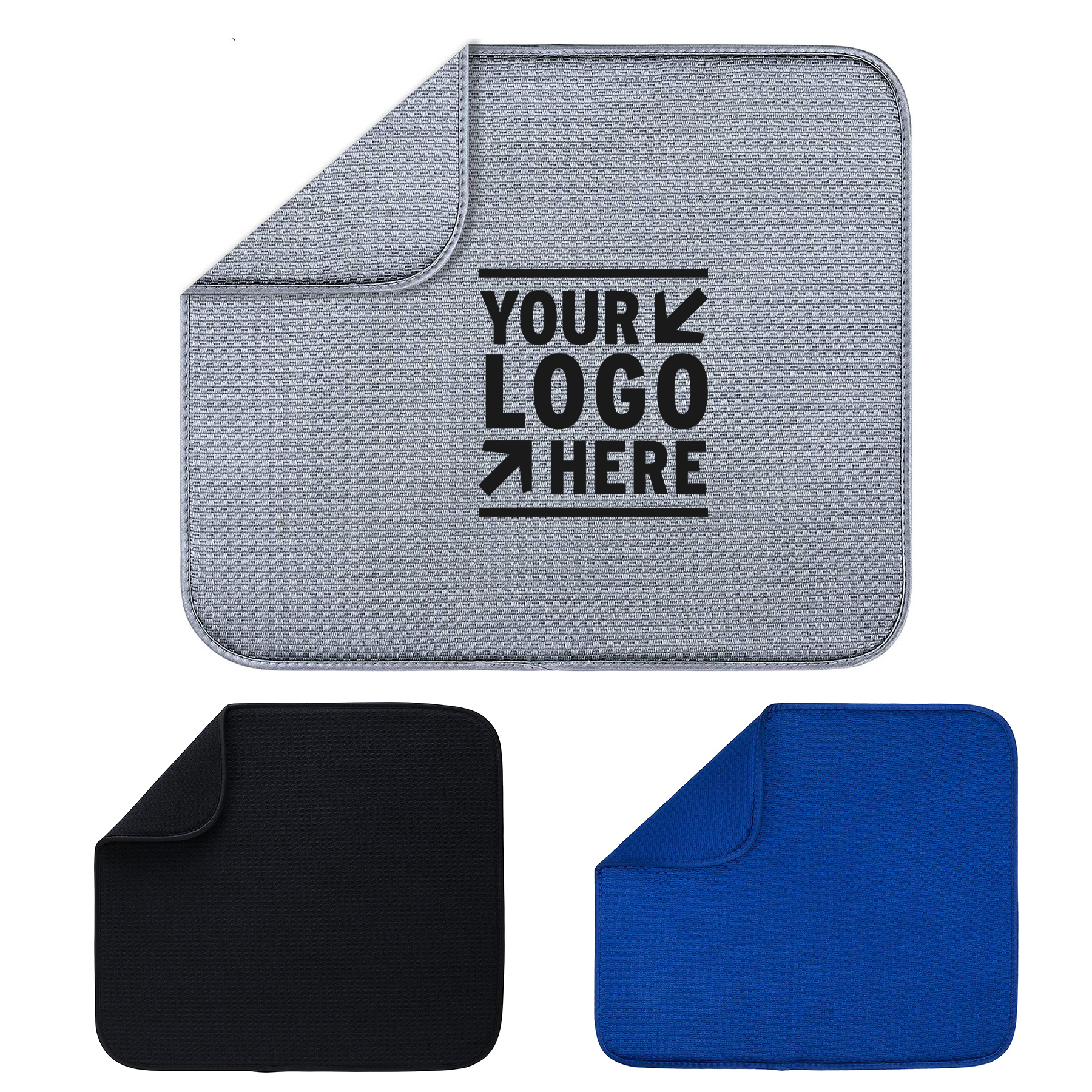 Reversible Microfiber Dish Drying Mat 2