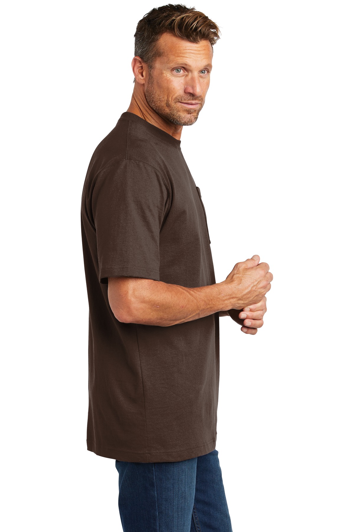 Carhartt Tall Workwear Pocket Short Sleeve T-Shirt. CTTK87 16