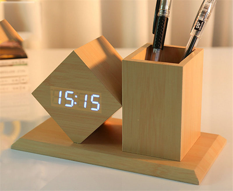Wooden Alarm Clock 2