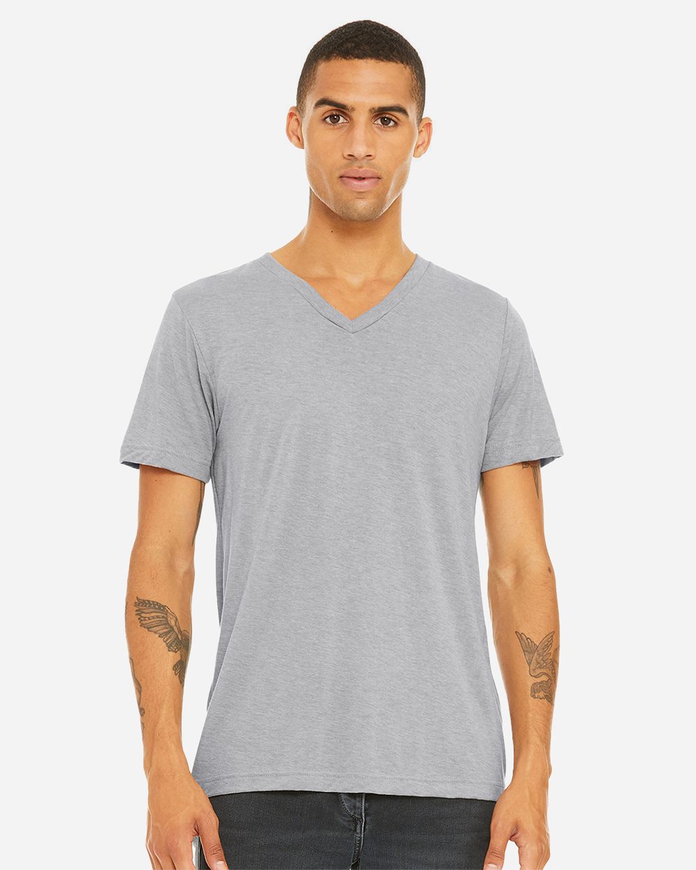 Unisex Triblend V-Neck Tee - 3415 112