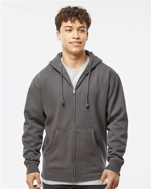 Unisex Heavyweight Full-Zip Hooded Sweatshirt - IND4000Z 57