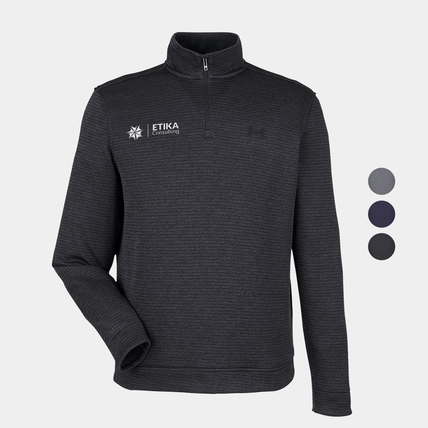 Under Armour Men's Storm Sweaterfleece Quarter-Zip, custom hoodie or sweatshirt with logo imprint 6