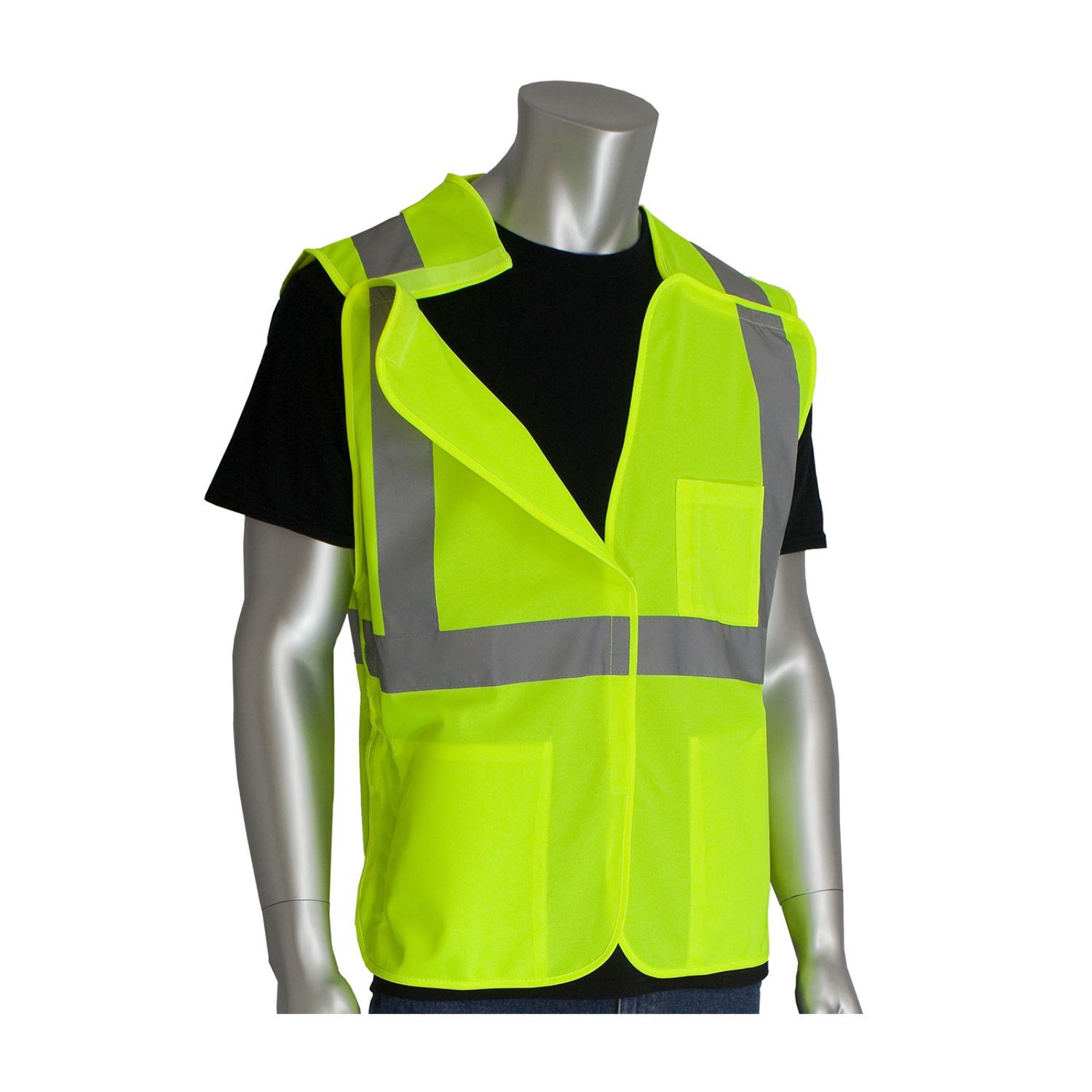 Enhanced Class 2 Safety Mesh Vest with Breakaway Design 2