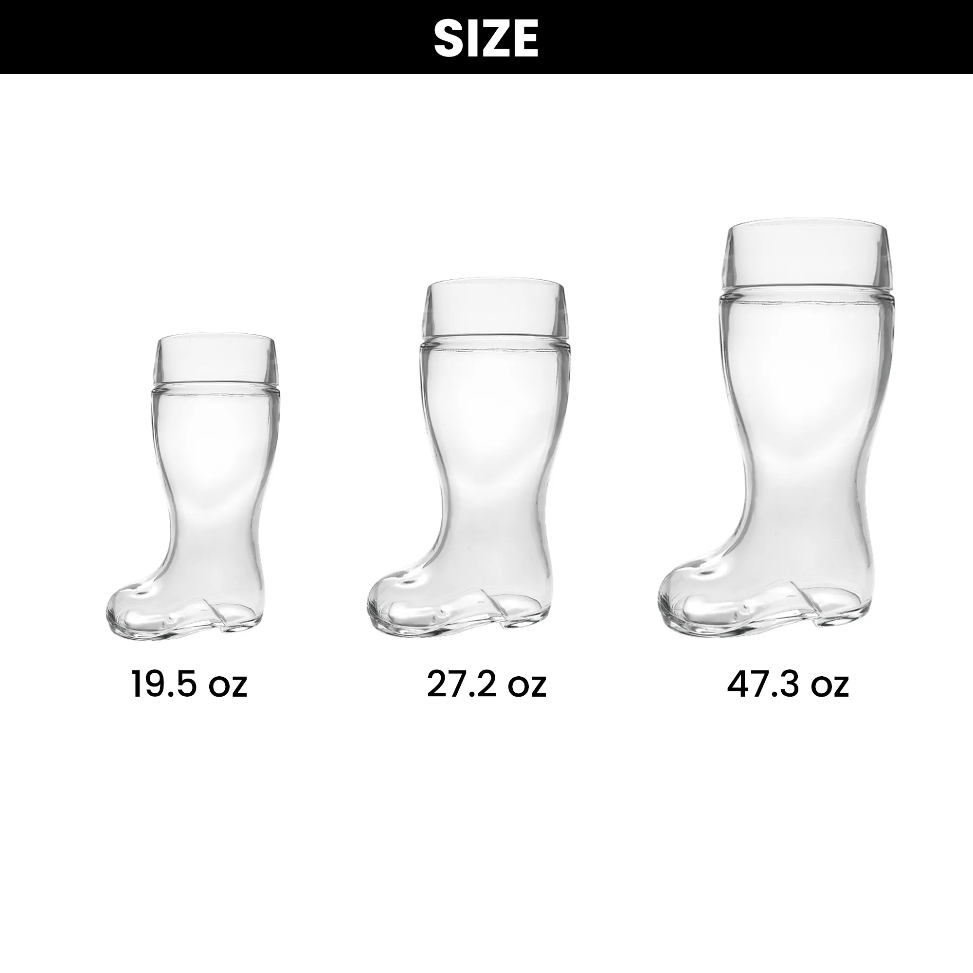 Customizable Beer Boot Cup 47.3 oz 3