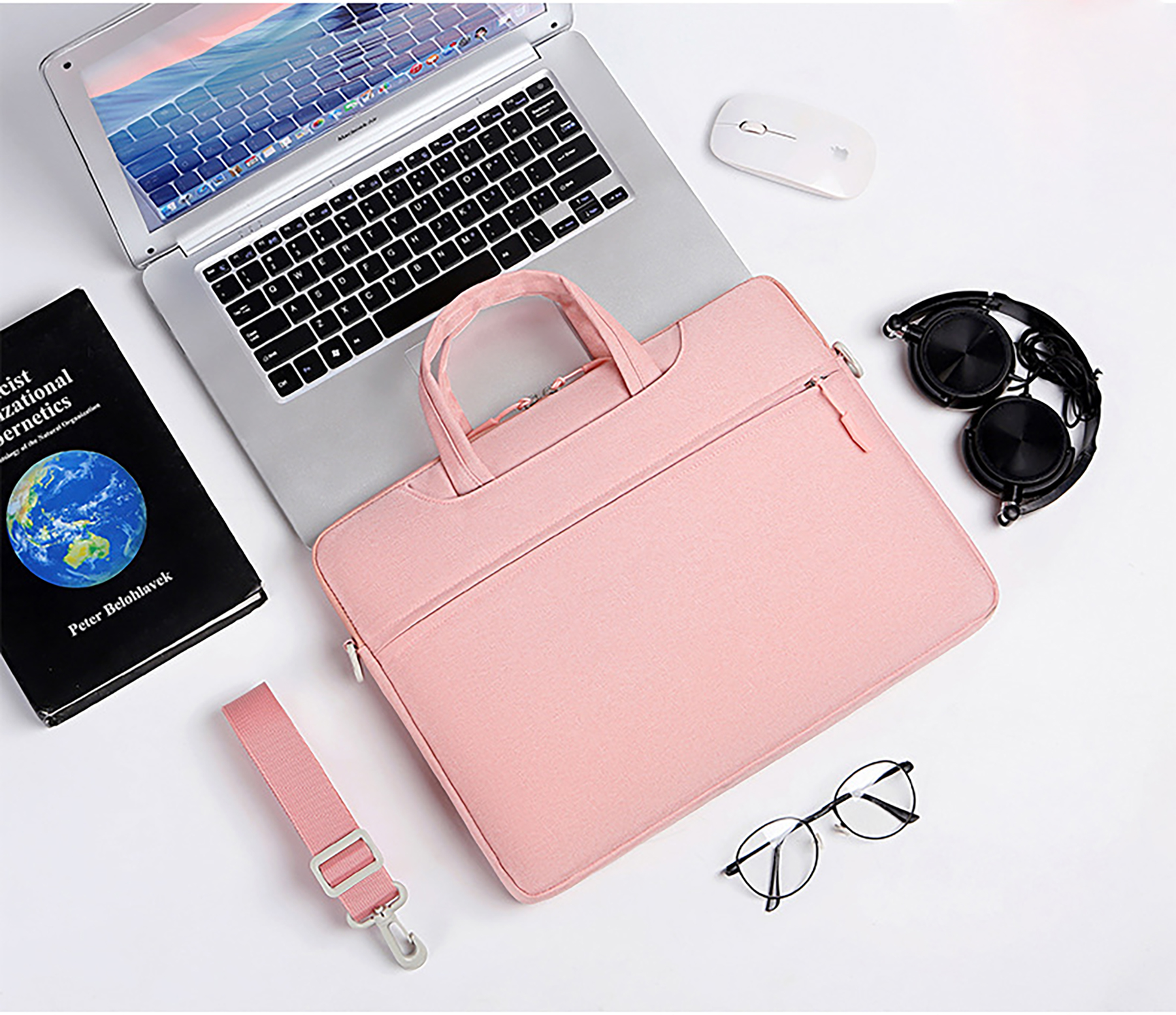 14 inch Laptop Case With Belt 17