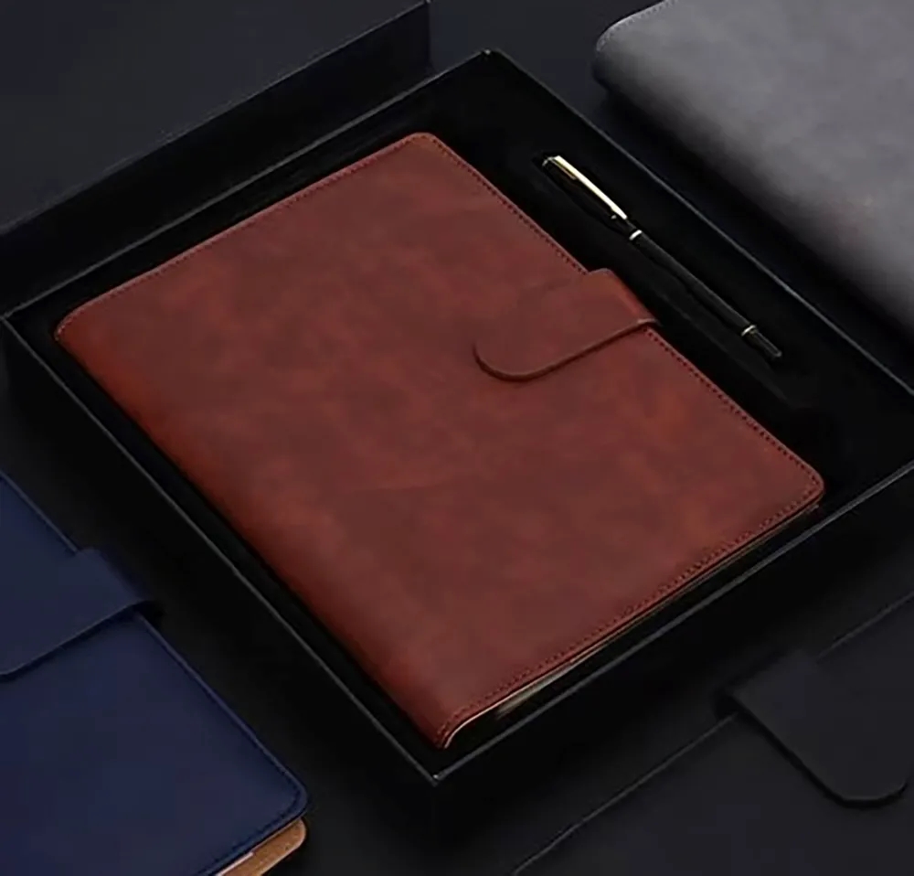 Leather Padfolio Blinder with Pen- Gift Set 10