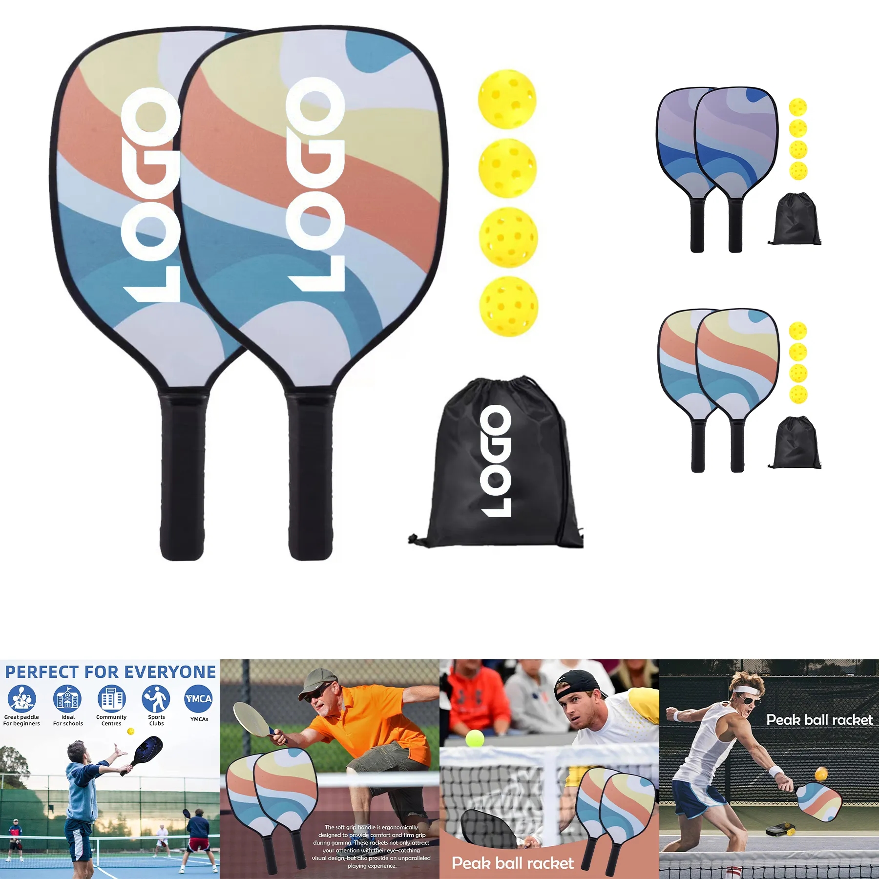 Pickleball Paddless Comfortable Racket 3