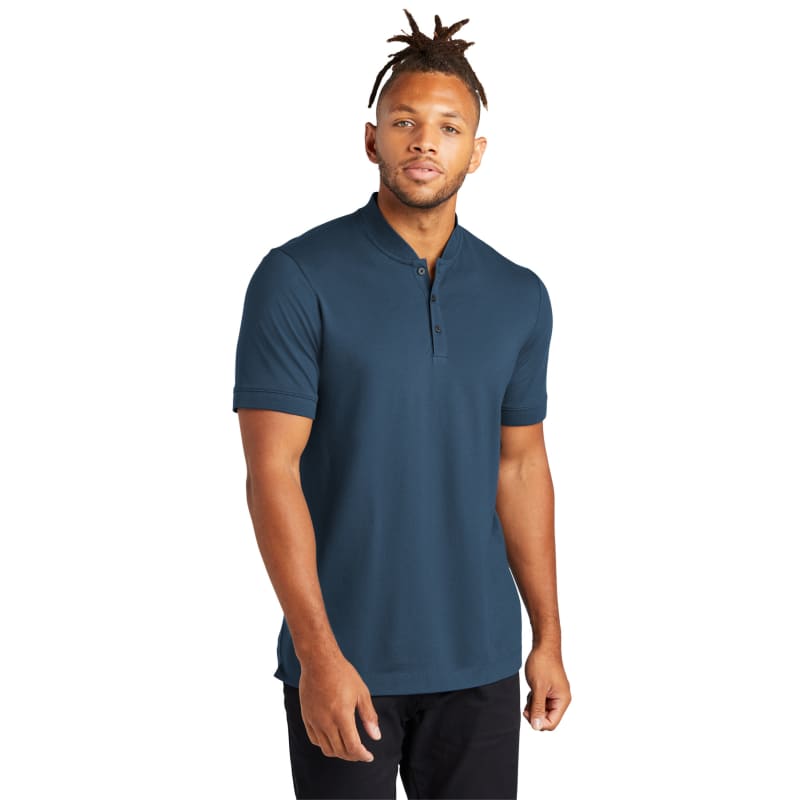 Mercer+Mettle Stretch Pique Henley 6