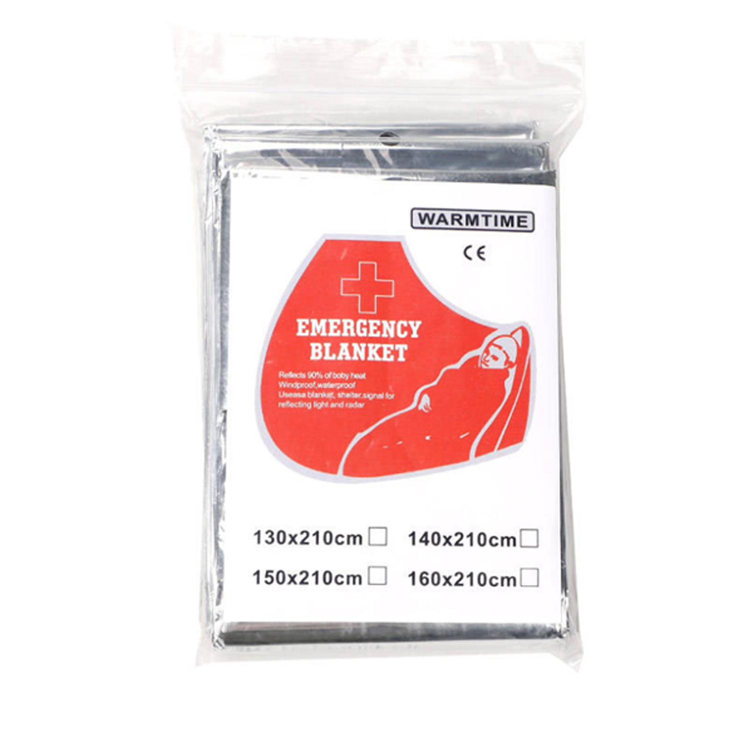 Reflective Aluminum Foil Emergency Survival Blanket 6