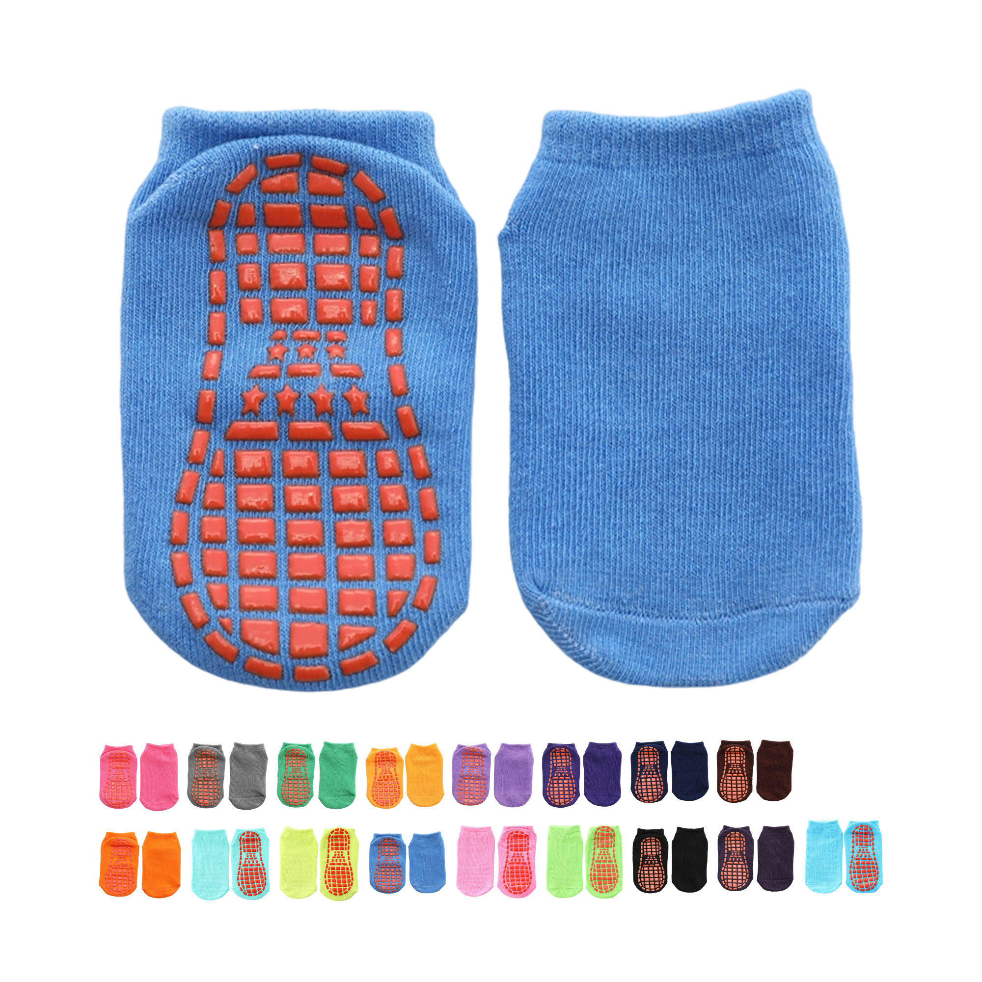 Cotton Baby Trampoline Sock With Non Slip Grip 7