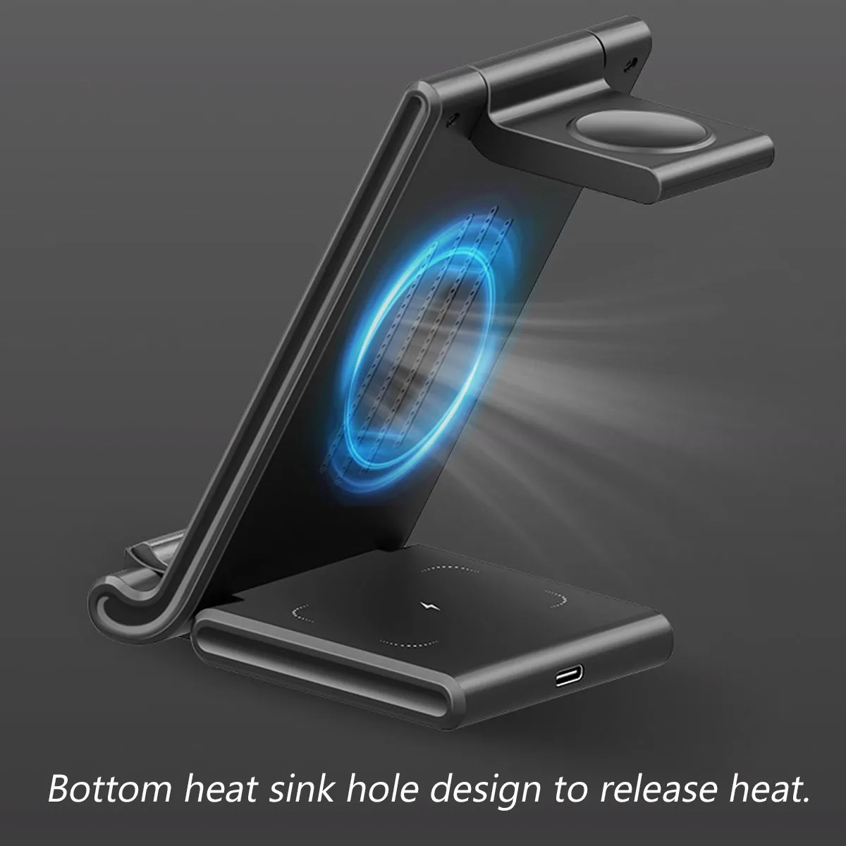 3 in 1 Foldable Wireless Charger Stand 3