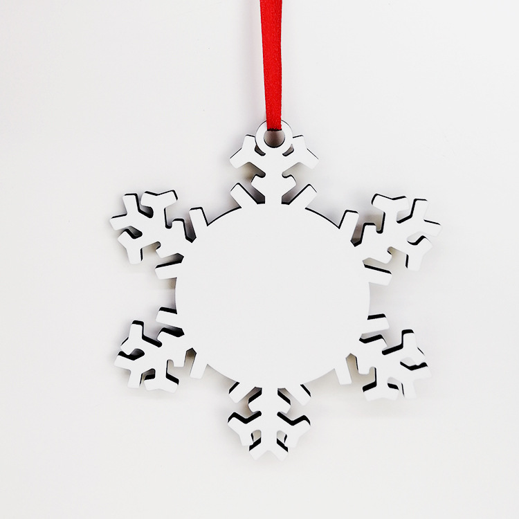 Wood Snowflake Ornaments 3