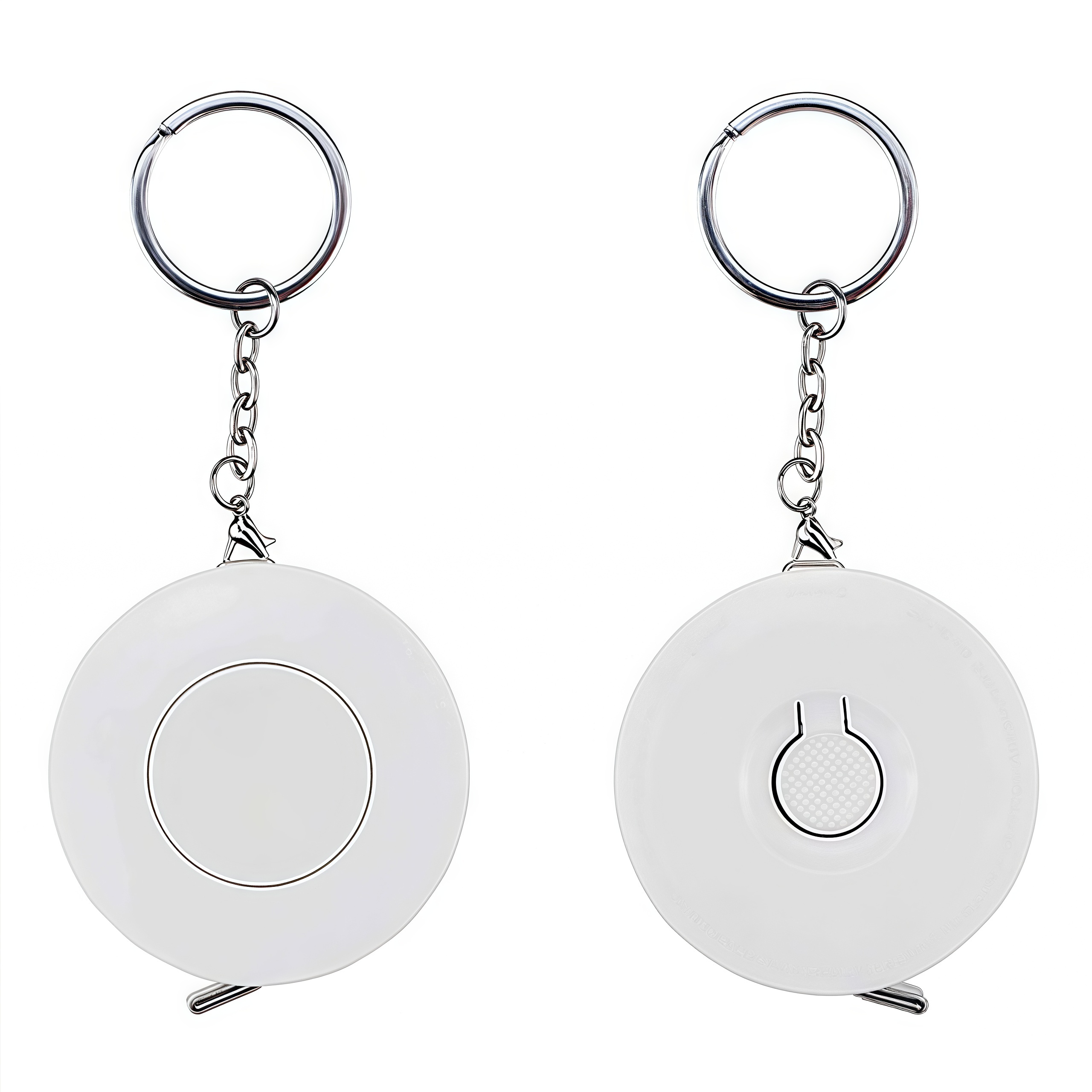1.5m Eco-Friendly ABS Plastic Round Tape Measure with Keychain 3