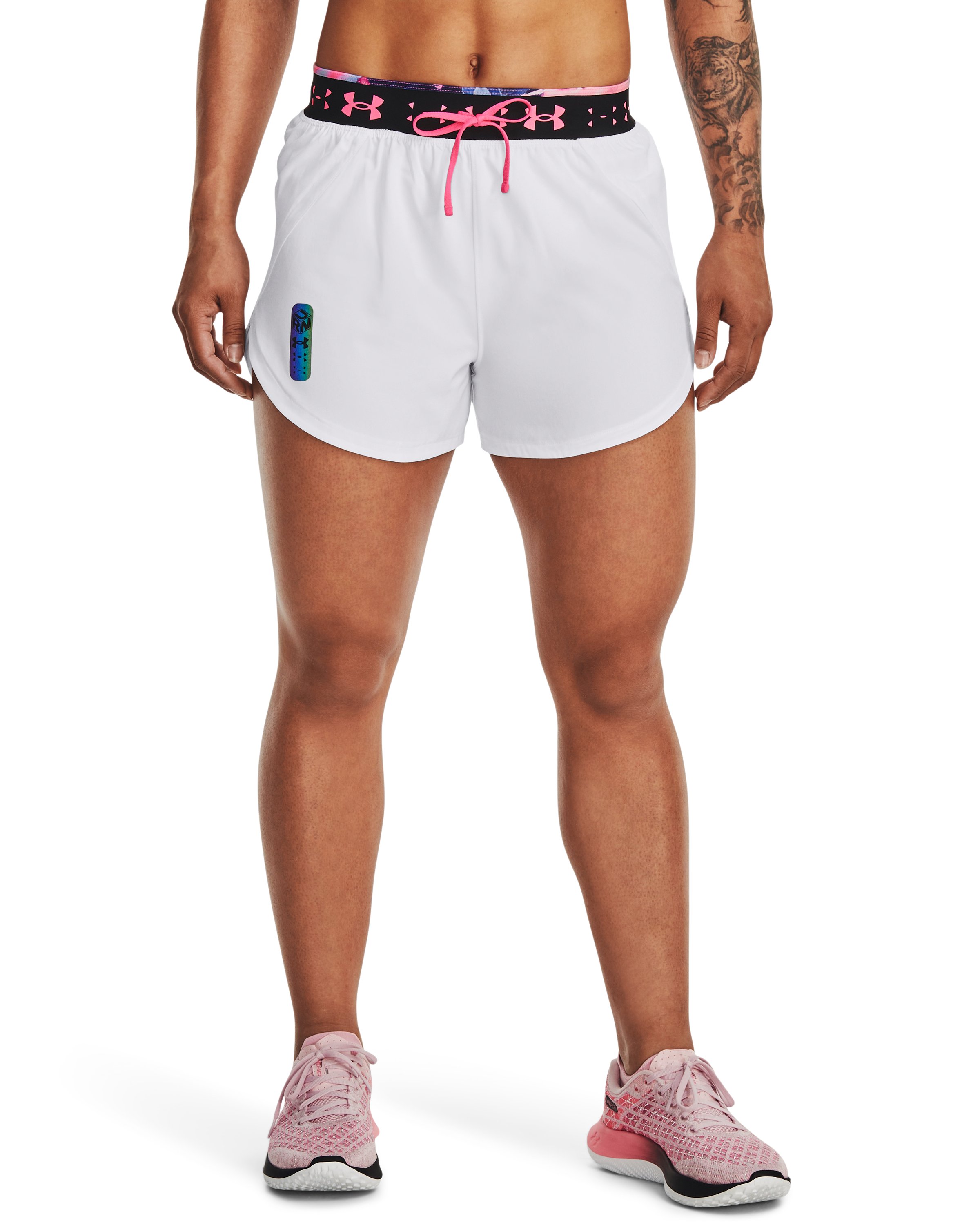 UA Run Anywhere Women's High-Rise Shorts 3