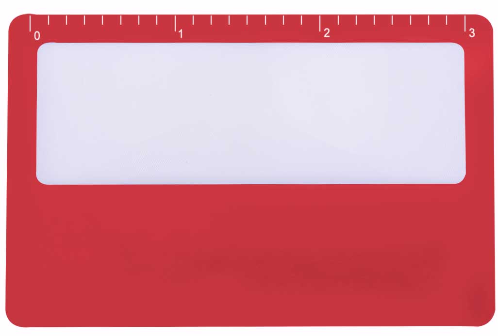Credit card size paper thin magnifier 2