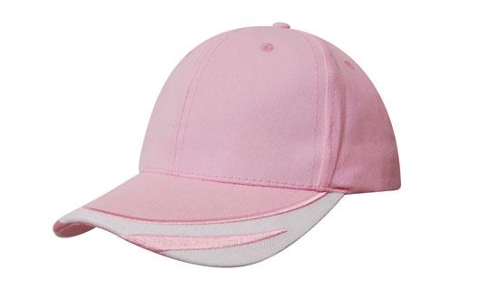 Brushed Heavy Cotton with Peak Trim Embroidered 6