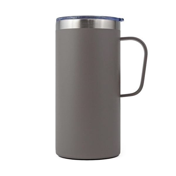 20 Oz. SipTek Powder Coated Mug w/Clear Slid Lid 5