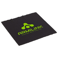 6" x 6" 220GSM Microfiber Lens Cloth with Antimicrobial Additive 3