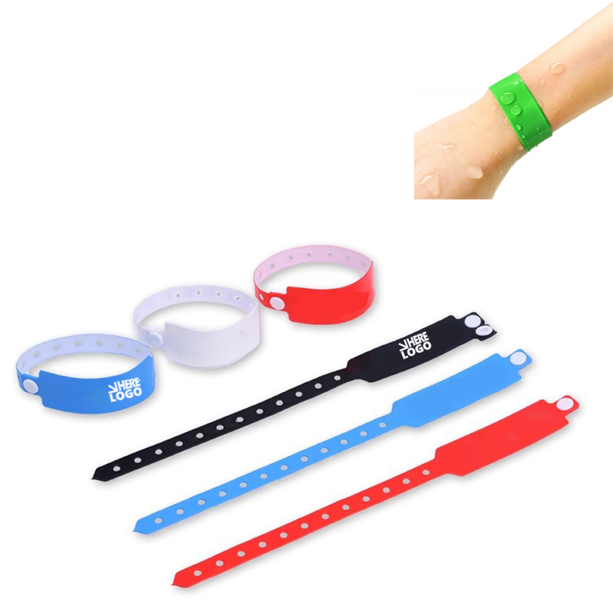 PVC One Time Use Wrist Strap 2