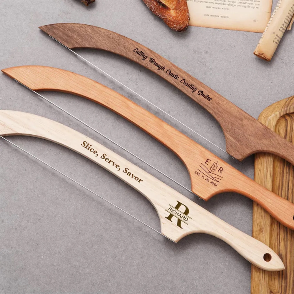 Wooden Bow Sourdough Bread Knife 9