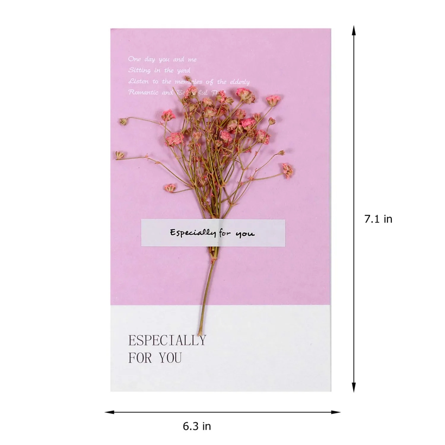 Creative Dried Flowers Card 3