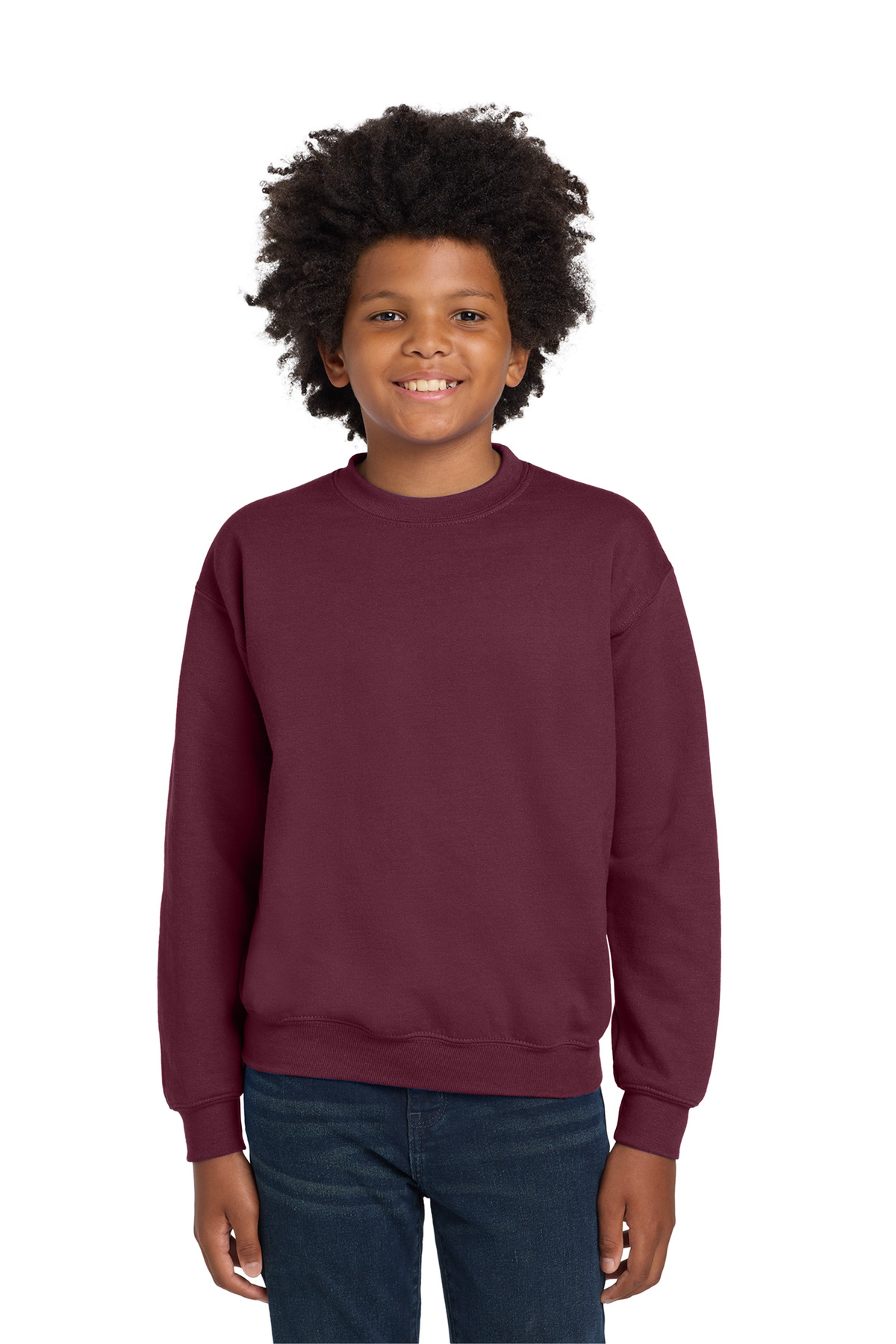 Gildan Youth Heavy Blend Crewneck Sweatshirt. 18000B 96