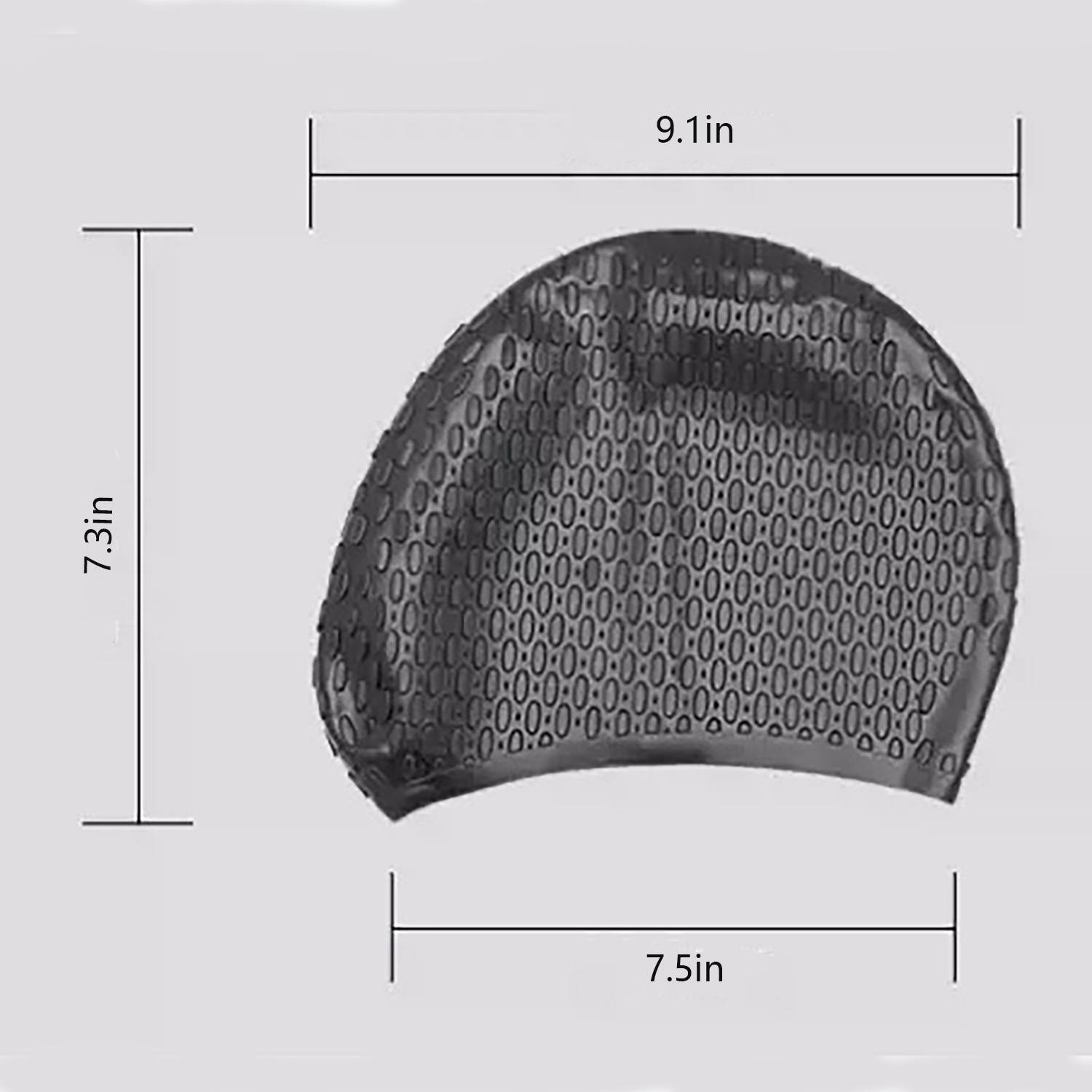 Adults Water Drop Waterproof Silicone Swim Cap 7