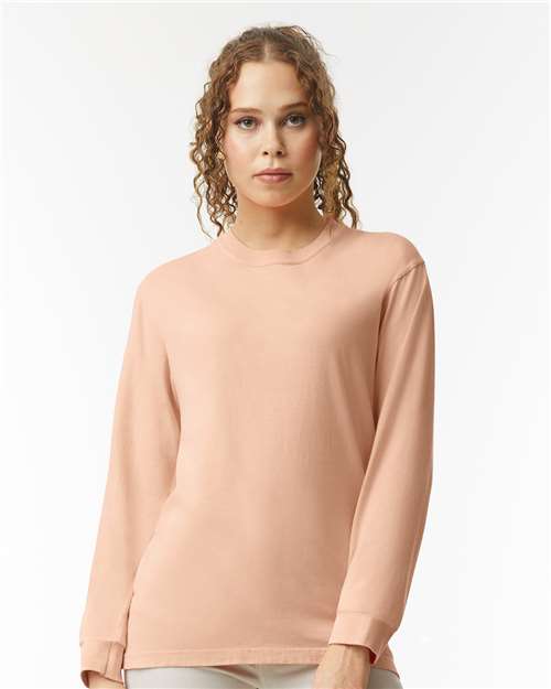Unisex Garment-Dyed Heavyweight Long Sleeve T-Shirt - 6014 77