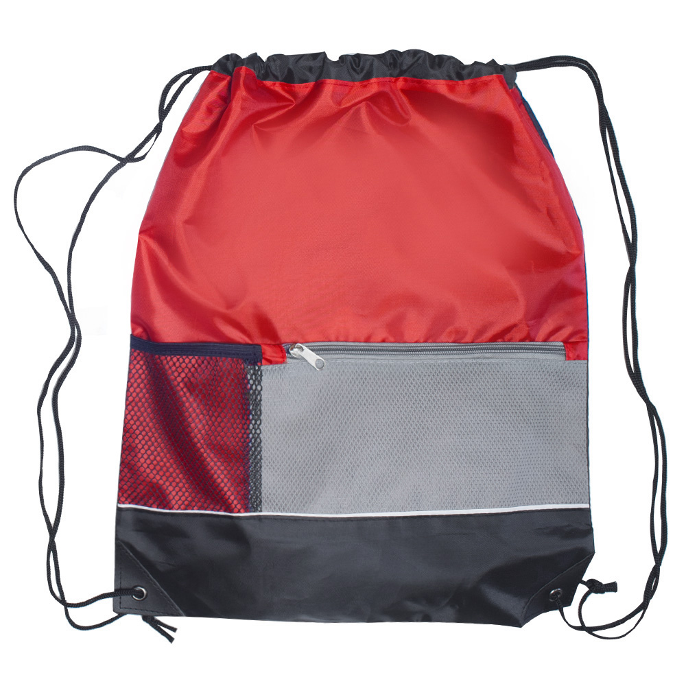 Front Pocket Drawstring Backpacks 10