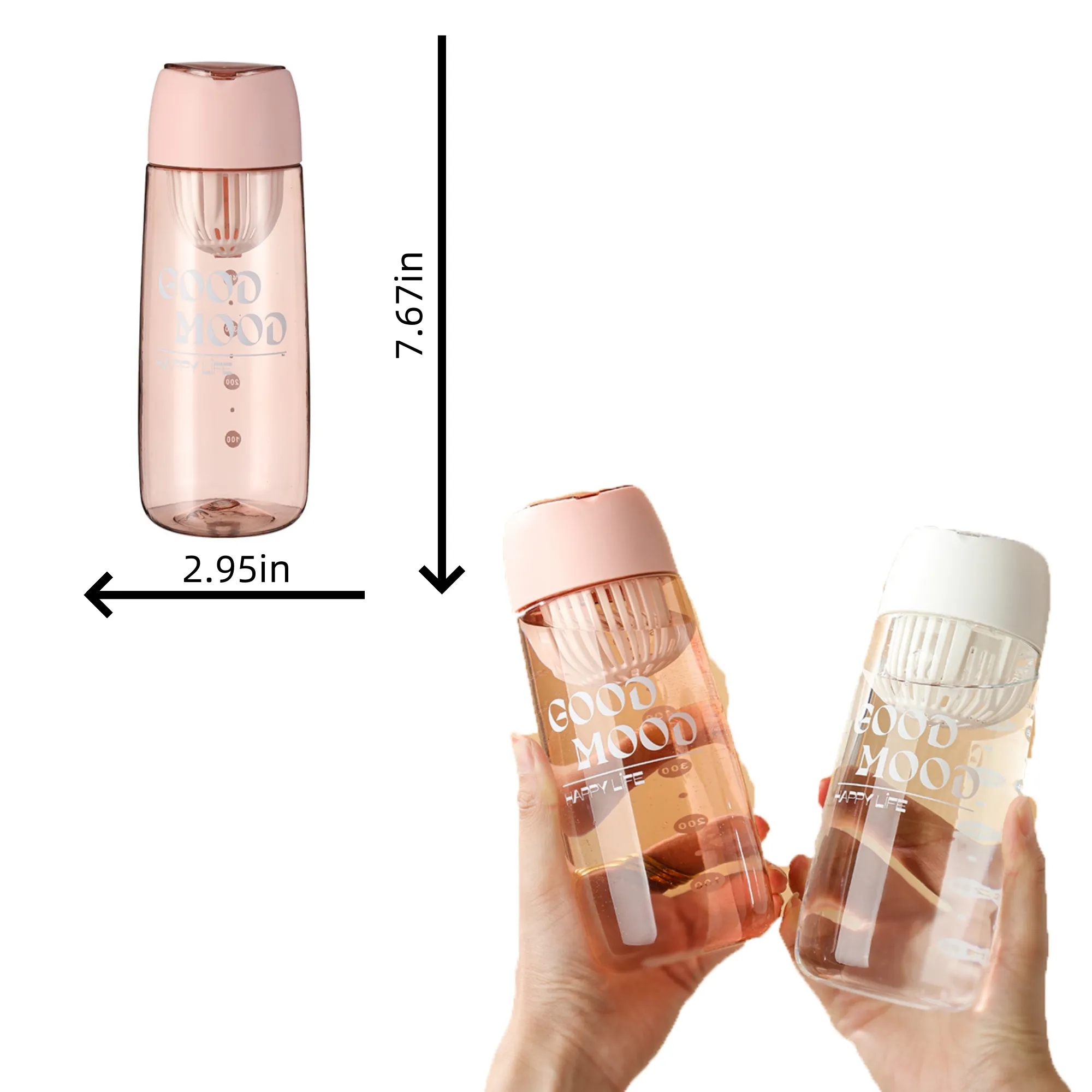 Customized plastic cup with built-in medicine box 3