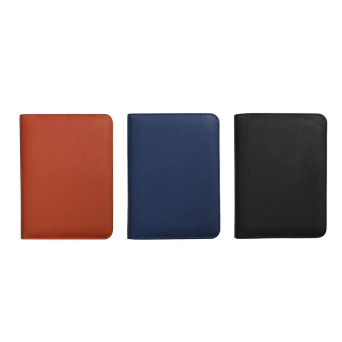 A5 Zippered PU Leather Business Notebook Organizer 8