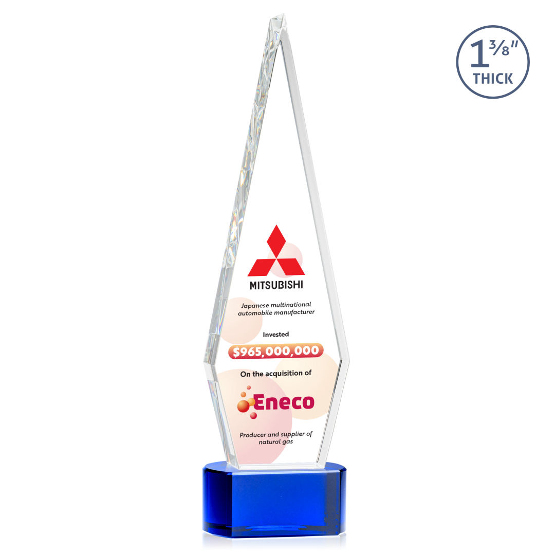 Springfield VividPrint™ Award on Paragon Base - Blue 14