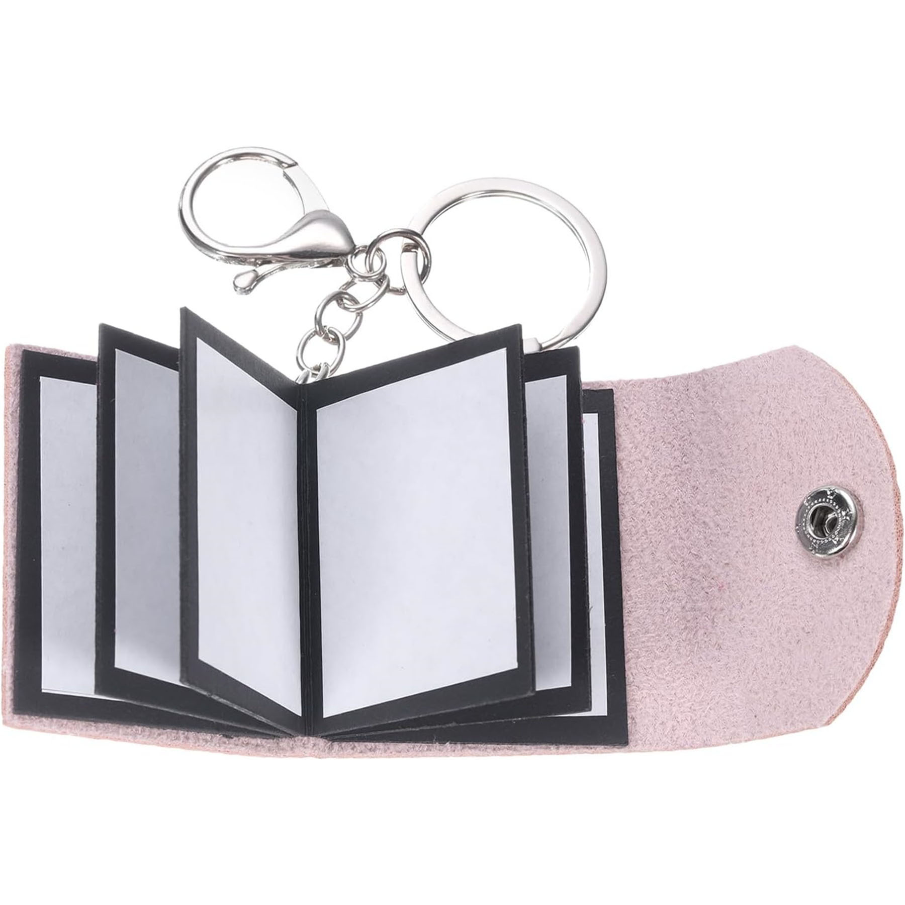 Leather Mini Photo Album Keychain 6