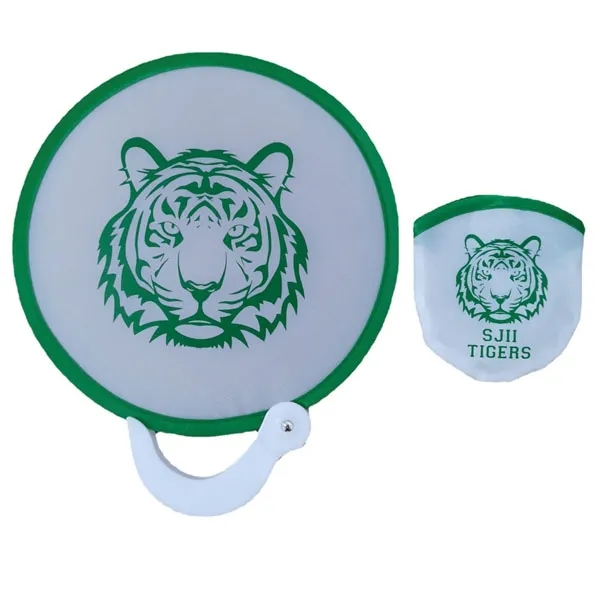 Nylon Foldable Fans with Pouch 8
