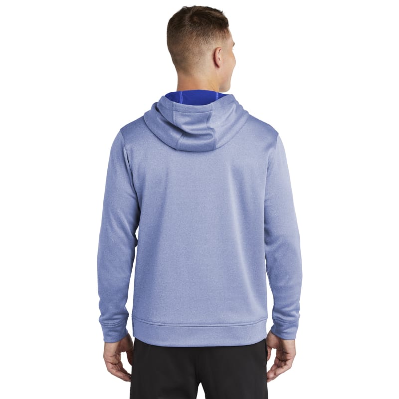 Sport-Tek PosiCharge Sport-Wick Heather Fleece Hooded Pullover. 8