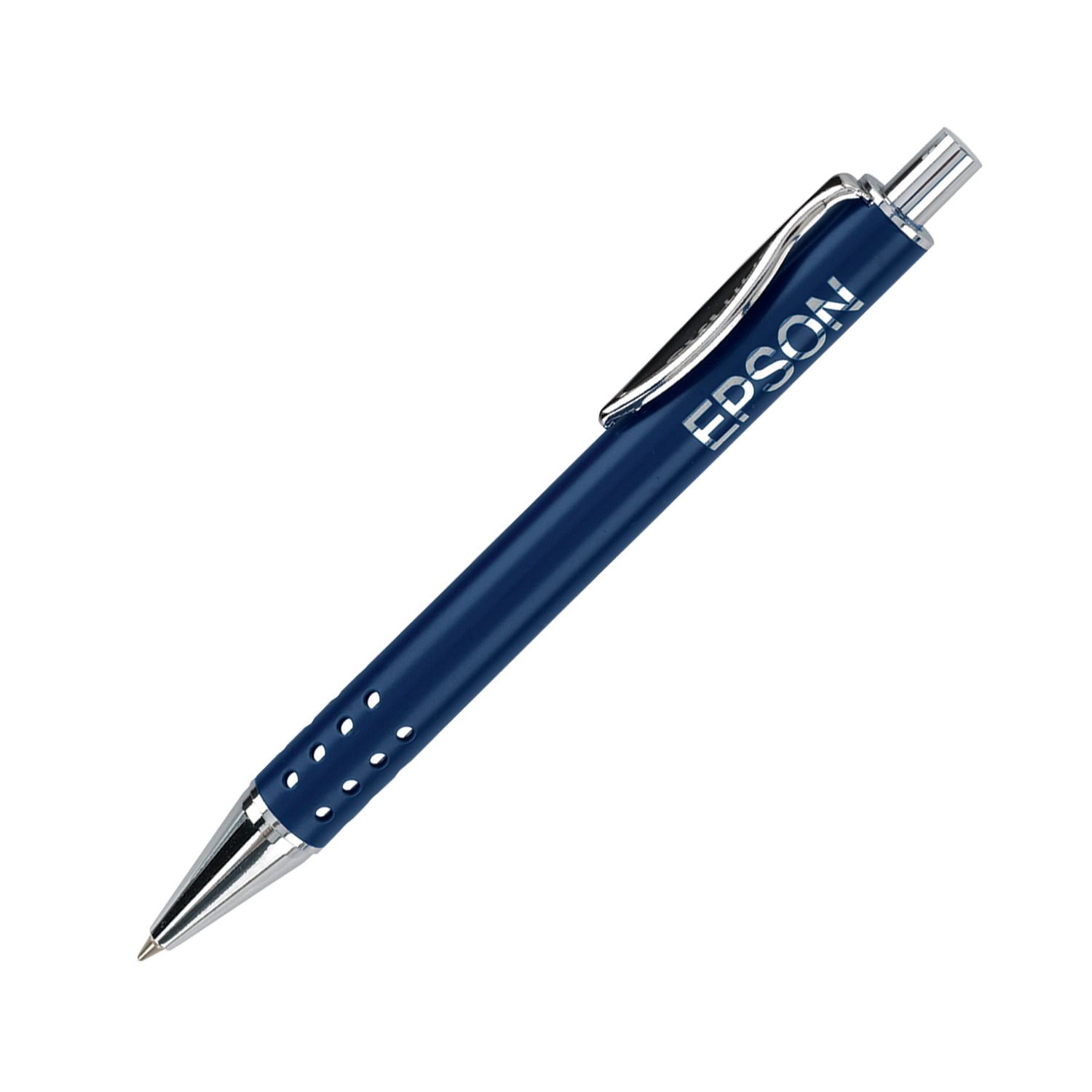 Elite 2 Click Action Ballpoint Pen w/ Chrome Plated Accent 5